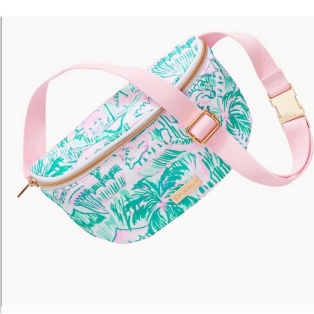 NWT Lilly Pulitzer GWP Fanny Bag
Colorful Camouflage
Bright Agate Green